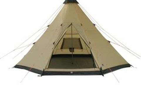 Tente en toile et en bois 2 personnes - Tipi
