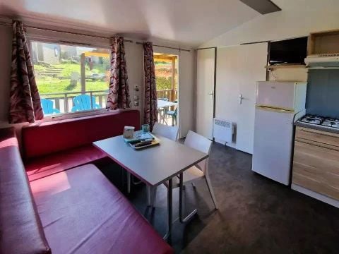 MOBILHOME 4 personnes - Mobil-Home Olivier 3 Pièces 4 Personnes Climatisé + TV