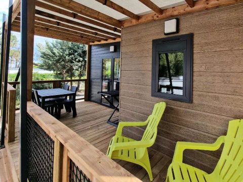 CHALET 4 personnes - Chalet Mimosa 3 Pièces 4 Personnes Climatisé + TV