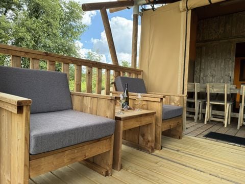 HÉBERGEMENT INSOLITE 5 personnes - Tente Safari Lodge (40 m² - 2 ch.)