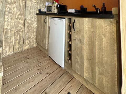 HÉBERGEMENT INSOLITE 4 personnes - Tente Safari Lodge (21 m2 - 2 ch.)