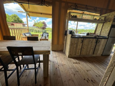 HÉBERGEMENT INSOLITE 5 personnes - Tente Safari Lodge (34 m2 - 2 ch.)