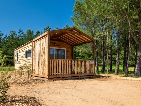 Lodge 4 personnes - Ethnique - Sans spa - 1 chambre - Canapé convertible séjour