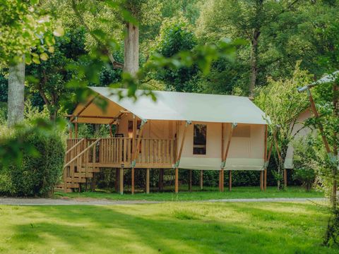 TENTE TOILE ET BOIS 5 personnes - Tente Lodge Insolite 2ch