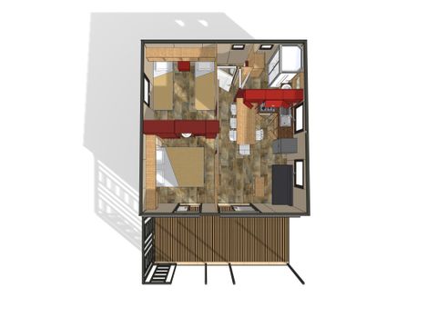 CHALET 6 personnes - Supérieur 2 chambres