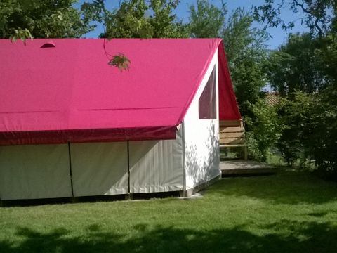 TENTE TOILE ET BOIS 5 personnes - TENTE SAHARI 2 CH 5 pers 1/5 pers