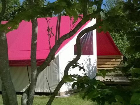 TENTE TOILE ET BOIS 4 personnes - TENTE SAHARI 2 CH