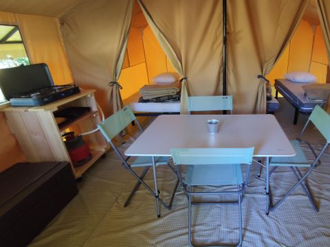 TENTE TOILE ET BOIS 4 personnes - Tente Ponza