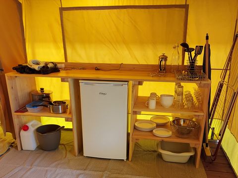 TENTE TOILE ET BOIS 4 personnes - Tente Ponza