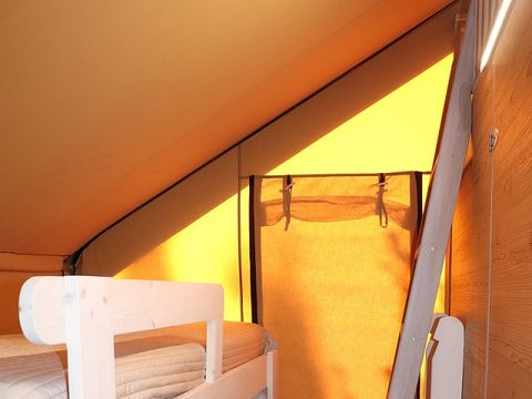 TENTE TOILE ET BOIS 4 personnes - Tente Safari Glamping