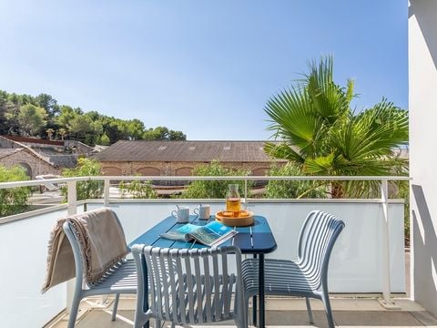 Studio 2 personnes - Terrasse ou balcon