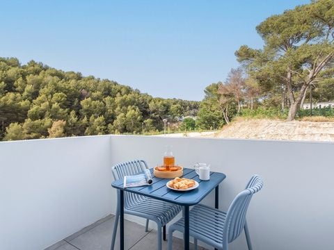 Studio 2 personnes - Terrasse ou balcon
