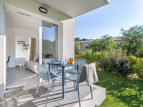 Studio 4 personnes - 1 zone de couchage - Terrasse ou balcon