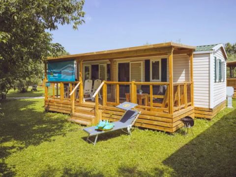 MOBILHOME 7 personnes - Comfort Plus 3 chambres Lounge avec lave-vaisselle