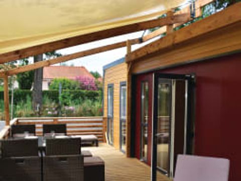 MOBILHOME 8 personnes - Mobil-home | Ultimate | 3 Ch. | 6/8 Pers. | Terrasse surélevée | Clim. | TV