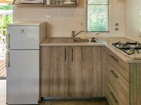 MOBILHOME 8 personnes - Mobil-home | Premium | 3 Ch. | 6/8 Pers. | Terrasse surélevée | 2 SDB