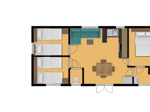 MOBILHOME 6 personnes - Roquerbrune