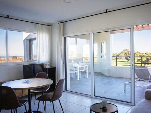 Appartement 4 personnes - Appartement 4 personnes–1 chambre–Terrasse/Loggia spacieuse–Vue étang/golf