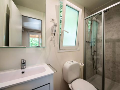 MOBILHOME 5 personnes - Mobil Home Deluxe 3 Pièces 5 Personnes Climatisé 2sdb