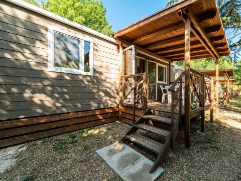 MOBILHOME 5 personnes - Mobil Home Deluxe 3 Pièces 5 Personnes Climatisé 2sdb