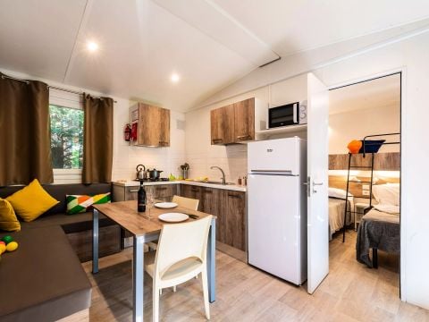 MOBILHOME 5 personnes - Mobil Home Deluxe 3 Pièces 5 Personnes Climatisé 2sdb
