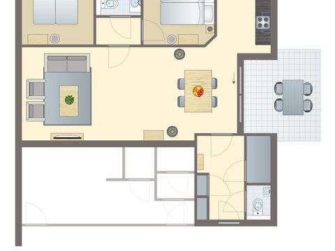 APPARTEMENT 4 personnes - 4C1