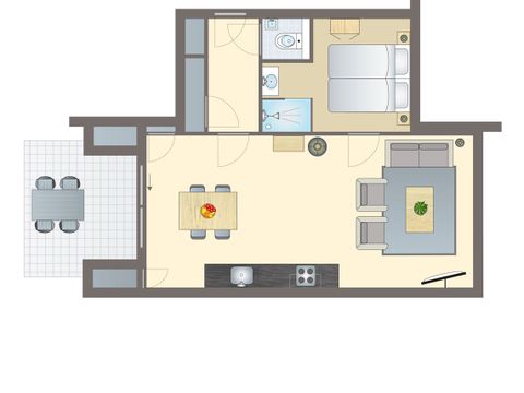 APPARTEMENT 2 personnes - Appartement de vacances pour 2 personnes