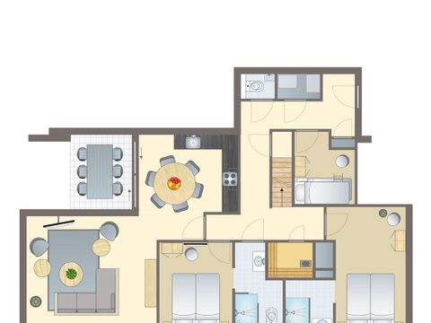 APPARTEMENT 6 personnes - Penthouse de 4 à 6 personnes