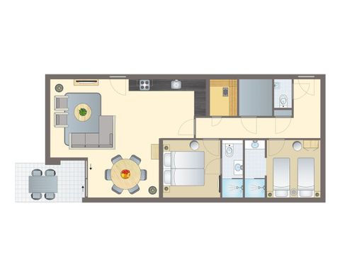 APPARTEMENT 4 personnes - Appartement de vacances pour 4 personnes