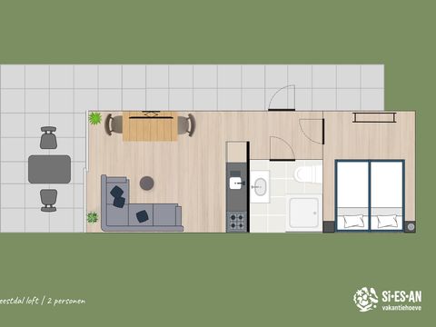 HÉBERGEMENT INSOLITE 2 personnes - Loft Reestdal | 2 personnes