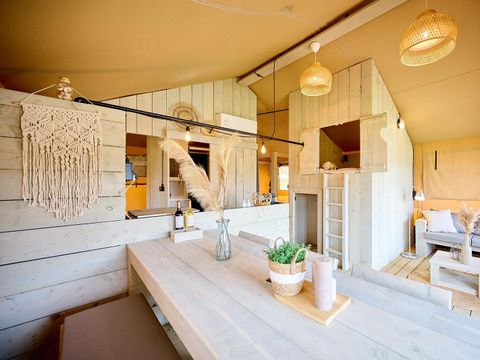 TENTE TOILE ET BOIS 6 personnes - Tente safari | 6 personnes