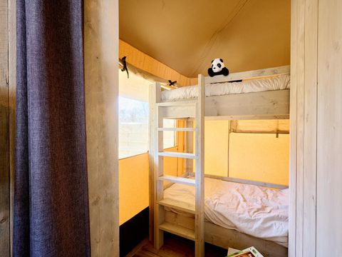 Tente en toile et en bois 6 personnes - Tente safari | 6 personnes
