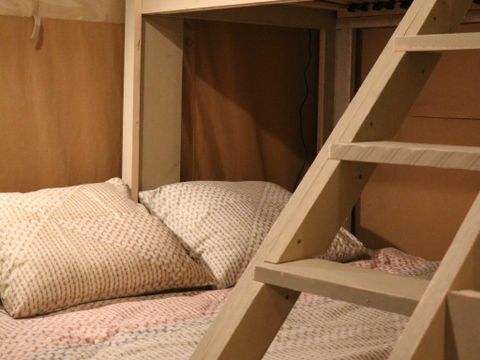 Tente en toile et en bois 7 personnes - Tente safari XL | 7 personnes