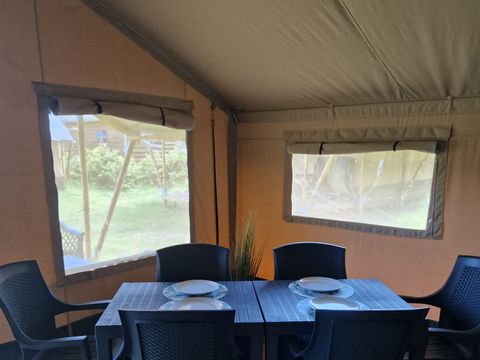 TENTE TOILE ET BOIS 4 personnes