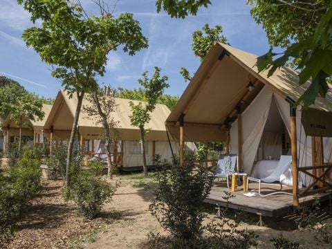 Tente en toile et en bois 2 personnes - Glamping Couple