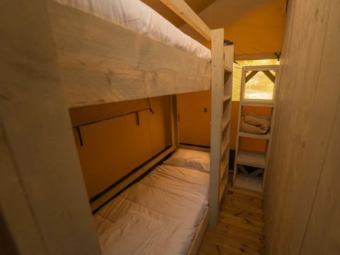 Tente en toile et en bois 4 personnes - Tente Safari