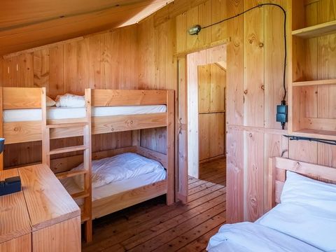 TENTE TOILE ET BOIS 5 personnes - Tente Safari Confort Jacuzzi