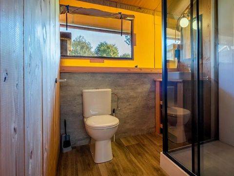 TENTE TOILE ET BOIS 5 personnes - Tente Safari Confort Jacuzzi