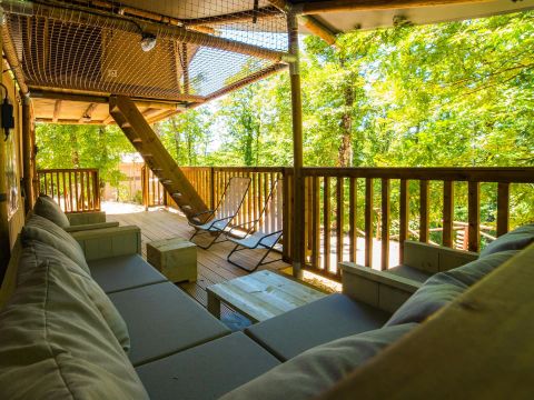 TENTE TOILE ET BOIS 7 personnes - Spotty Lodge Ranger