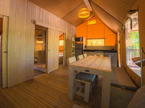 TENTE TOILE ET BOIS 7 personnes - Spotty Lodge Ranger