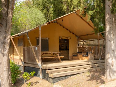 TENTE TOILE ET BOIS 4 personnes - Safari Tent 4 pax