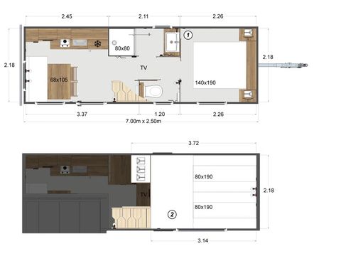 HÉBERGEMENT INSOLITE 4 personnes - Tiny House