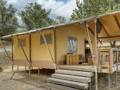 TENTE TOILE ET BOIS 4 personnes - Lodge Insolite 2 chambres 