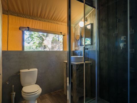 TENTE TOILE ET BOIS 5 personnes - Tente Safari 2ch 5 pers