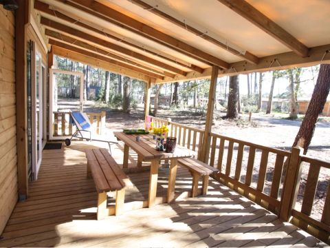 Lodge 6 personnes - Cottage Premium KeyWest 6p - 3 chambres - TV - Climatisation