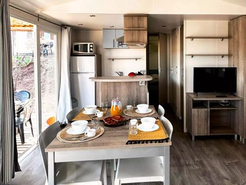 MOBILHOME 8 personnes - Indiana 4 Pièces 6/8 Personnes Climatisé + TV