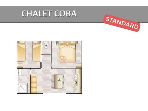 CHALET 4 personnes - COBA STANDARD