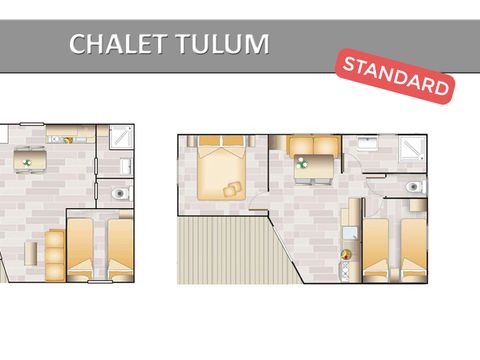 MOBILHOME 6 personnes - TULUM STANDARD