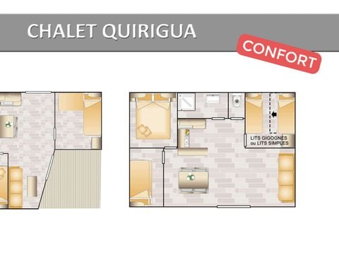 MOBILHOME 8 personnes - QUIRIGUA CONFORT