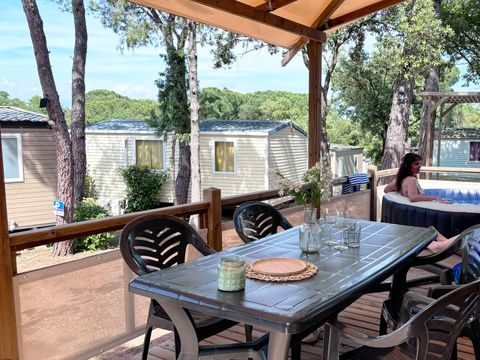 MOBILHOME 5 personnes - MISSOURI LUXE AVEC SPA